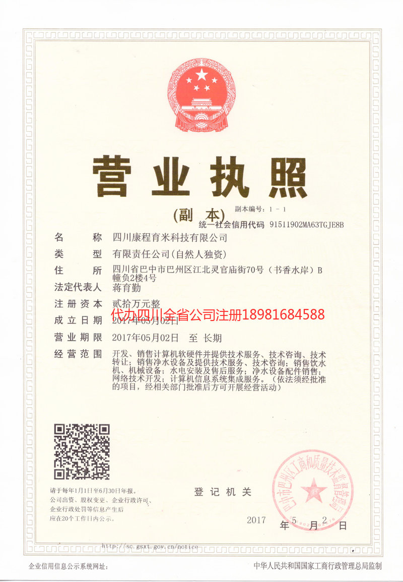 偃师偃师康程育米科技有限公司